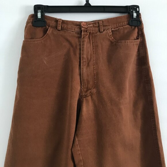 SELVA NEGRA WOMENS PANTS BROWN WIDE LEG CORDUROY 2 - Picture 2 of 11